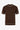 Men’s Brown Knitted T Shirt Regular Fit Contrast Trim Crew Neck Top