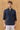Men’s Navy Pure Linen Shirt Long Sleeve Button-Down Summer Shirt