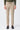Men’s Taupe Oatmeal Beige Smart Drawstring Trousers Tailored Tapered Fit