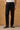 Men’s Black 100% Linen Pleated Drawstring Trousers Relaxed Straight Fit