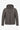 Men’s Grey Hooded Puffer Jacket Lightweight Quilted Zip Coat
