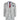 Andrew Men's 3-Piece Grey Checked Slim Fit Suit with Red Accents