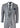Mens Light Grey 3 Piece Suit Classic Stitch Wedding Summer Prom Classic Grooms