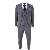 IM33 - Men's Black 3 Piece Tailored Fit Suit