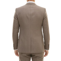 Men's 3 Piece Brown Tailored Fit Suit