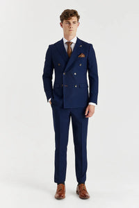 Mayfair - Men's Navy 2 Piece Double Brested Suit