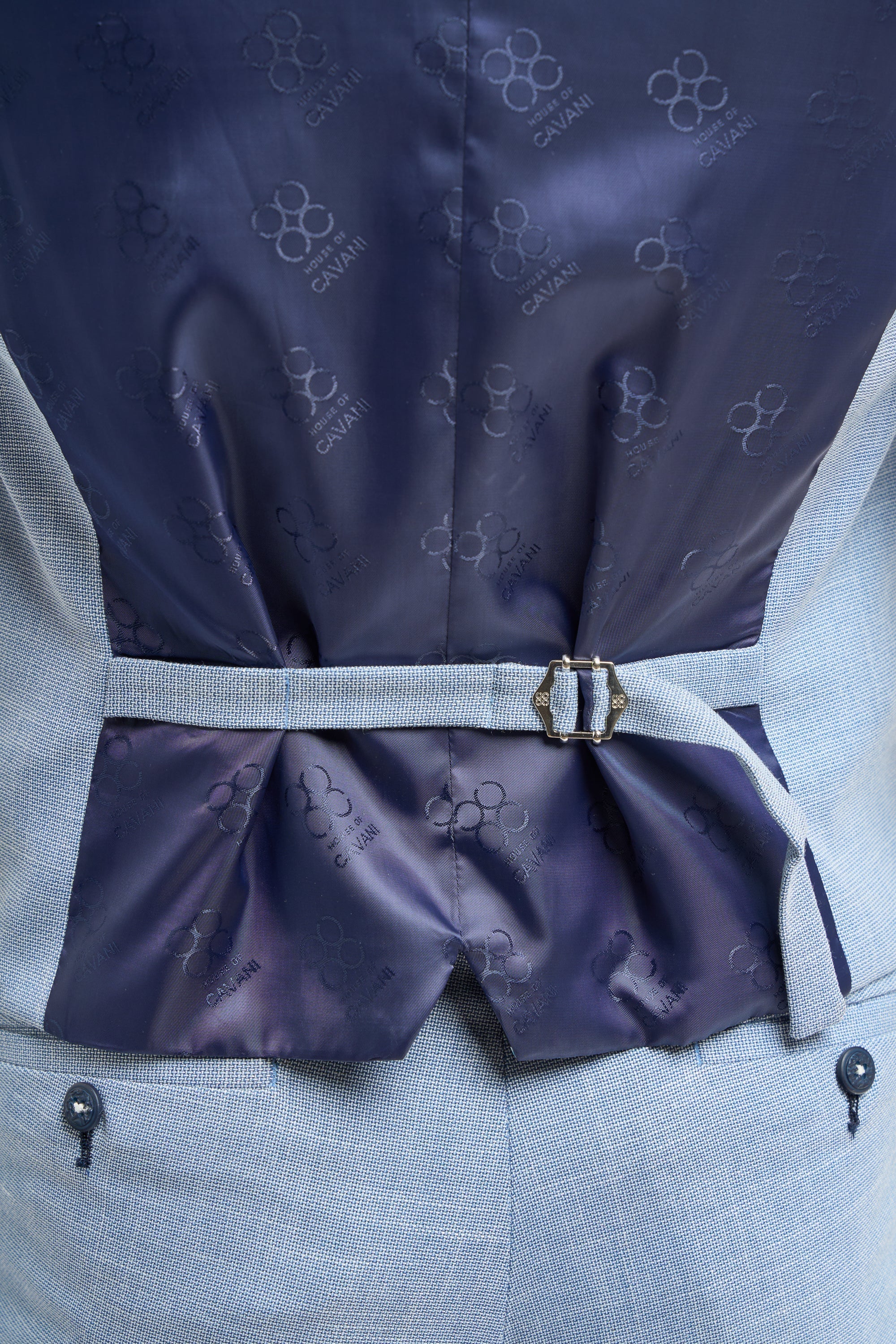 Miami - Men's Summer Light Blue Waistcoat