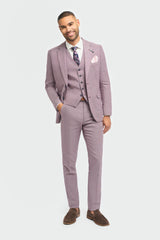 Mens Blush Pink Summer Linen Suit