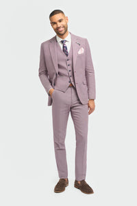 Mens Blush Pink Summer Linen Suit