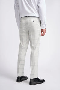 Light Grey Check 3 Piece Suit