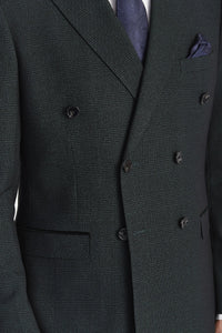 Regent - Men's Green 2 Piece Double Breasted Suit