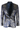 STZ63 - Mens Velvet Paisley Floral Blue Gold Tuxedo Blazer