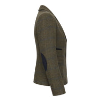 TPSTZ71 - Women's Olive Green Tweed Blazer
