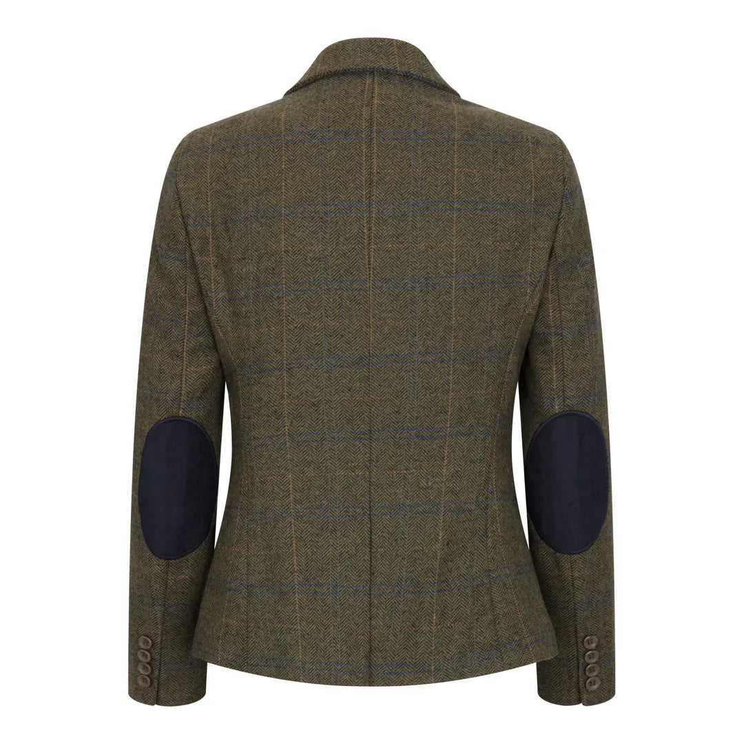 TPSTZ71 - Women's Olive Green Tweed Blazer
