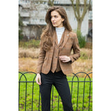 TPSTZ73 - Women's Oak Brown Tweed Blazer