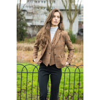 TPSTZ73 - Women's Oak Brown Tweed Blazer