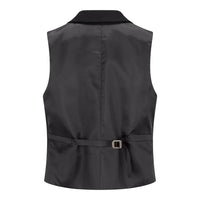 TPW-13 - Women's 3 Piece Plain Black Suit