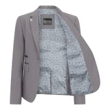 TPW-15 - Women's 3 Piece Plain Grey Suit