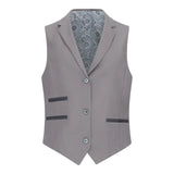 TPW-15 - Women's 3 Piece Plain Grey Suit