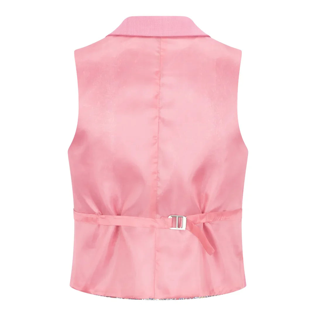 TP-16 - Women's 3 Piece Plain Pink Suit