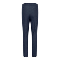 TPW52 - Women's Navy 3 Piece Prince Of Wales Check Suit