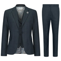 TPW53 - Women's Green 3 Piece Prince Of Wales Check Suit