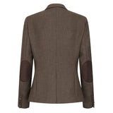 TPW-AK-06 - Women's Brown 3 Piece Herringbone Tweed Suit