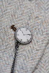 Thomas - Men’s Grey 3 Piece Wool Blend Tweed Suit