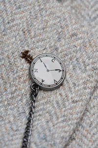 Thomas - Men’s Grey 3 Piece Wool Blend Tweed Suit