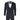 AK-22 - Men's Double Breasted Black Tuxedo Dinner Wedding Suit