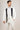 AK-24 Men's White 3-Piece Velvet Wedding Tuxedo with Black Lapels