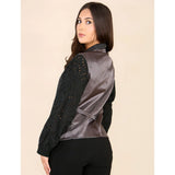 Women's Tweed Check Waistcoat Grey