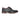 Albert - Men's Black Leather Tweed Detailing Brogue Shoes
