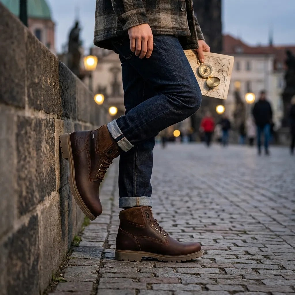 Amur GTX C10 - Men's Brown Waterproof Leather Ankle Boots