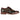 Arlo - Men's Brown Leather Tweed Brogue Shoes