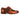 Arlo - Men's Tan Leather Tweed Brogue Shoes
