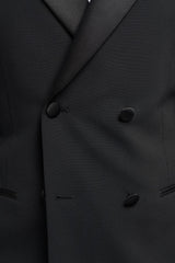 Aspen - Men's Black Double Breasted Tuxedo Blazer