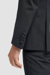 Aspen - Men's Black Tuxedo 2 Piece Wedding Suit