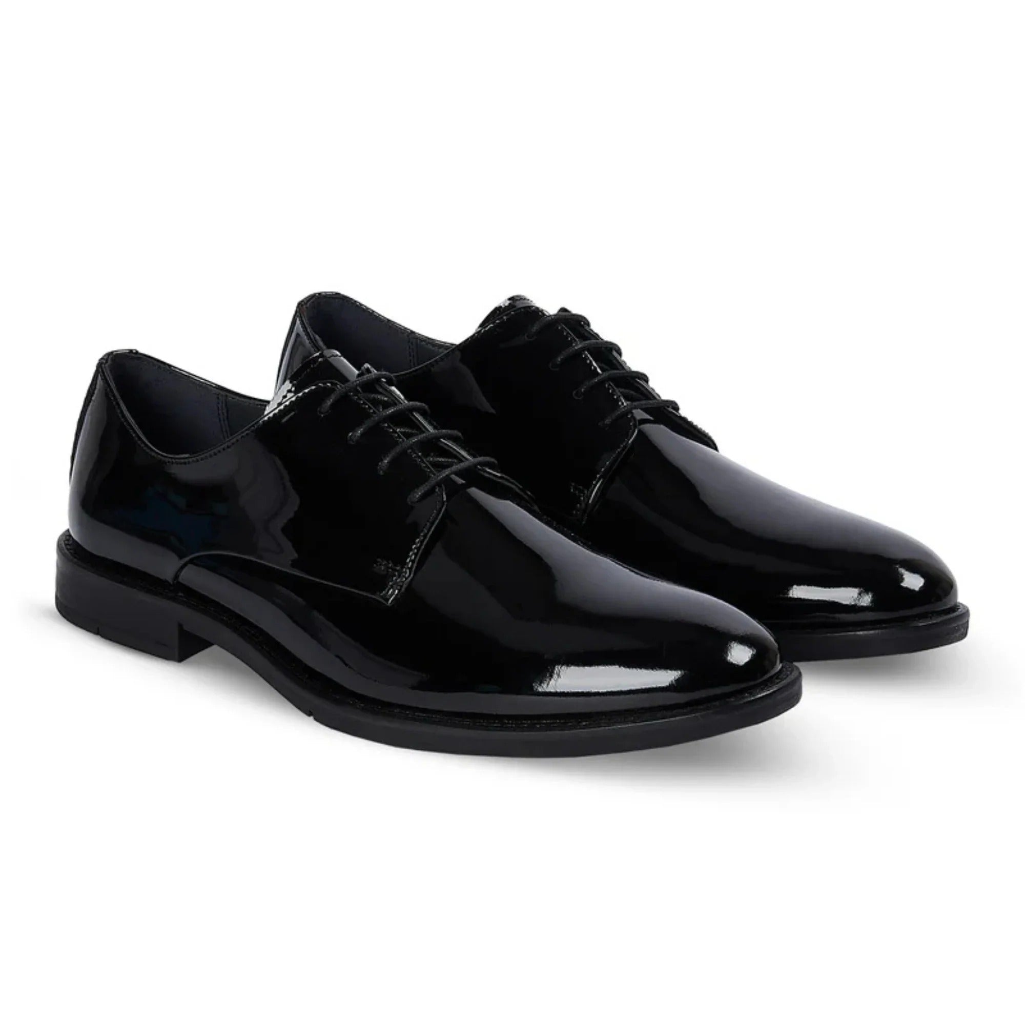 Beaumont - Men's Black Patent Leather Derby Shoes