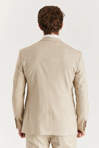 Belmont - Men's Beige Tailored Fit Blazer