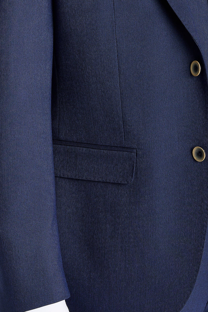 Belmont - Navy Tailored Fit Blazer for Men