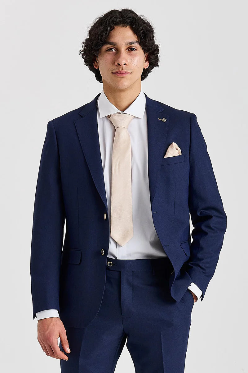 Belmont - Navy Tailored Fit Blazer for Men