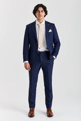 Belmont - Navy Tailored Fit Blazer for Men