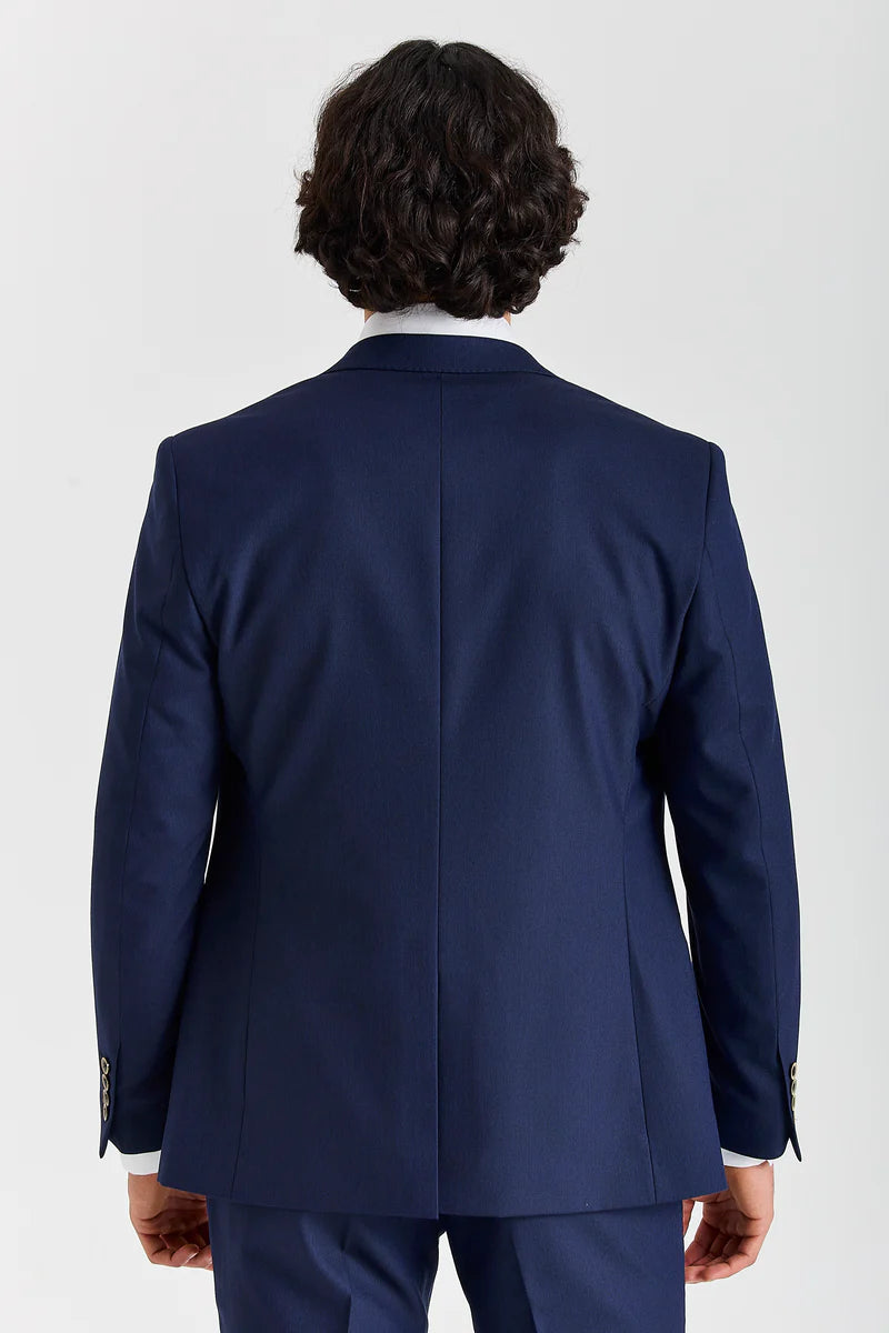 Belmont - Navy Tailored Fit Blazer for Men