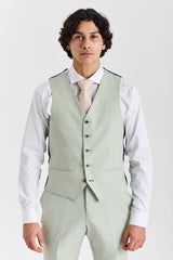 Belmont - Sage Green Wedding Waistcoat for Men