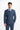 Bond - Men's Navy Check 2 Piece Double Breasted Suit