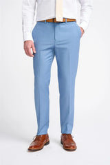 Bond - Men's Sky Blue 2 Piece Double Breasted Suit