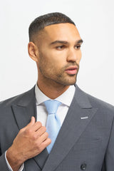 Bond - Men's Charcoal Double Breasted Blazer