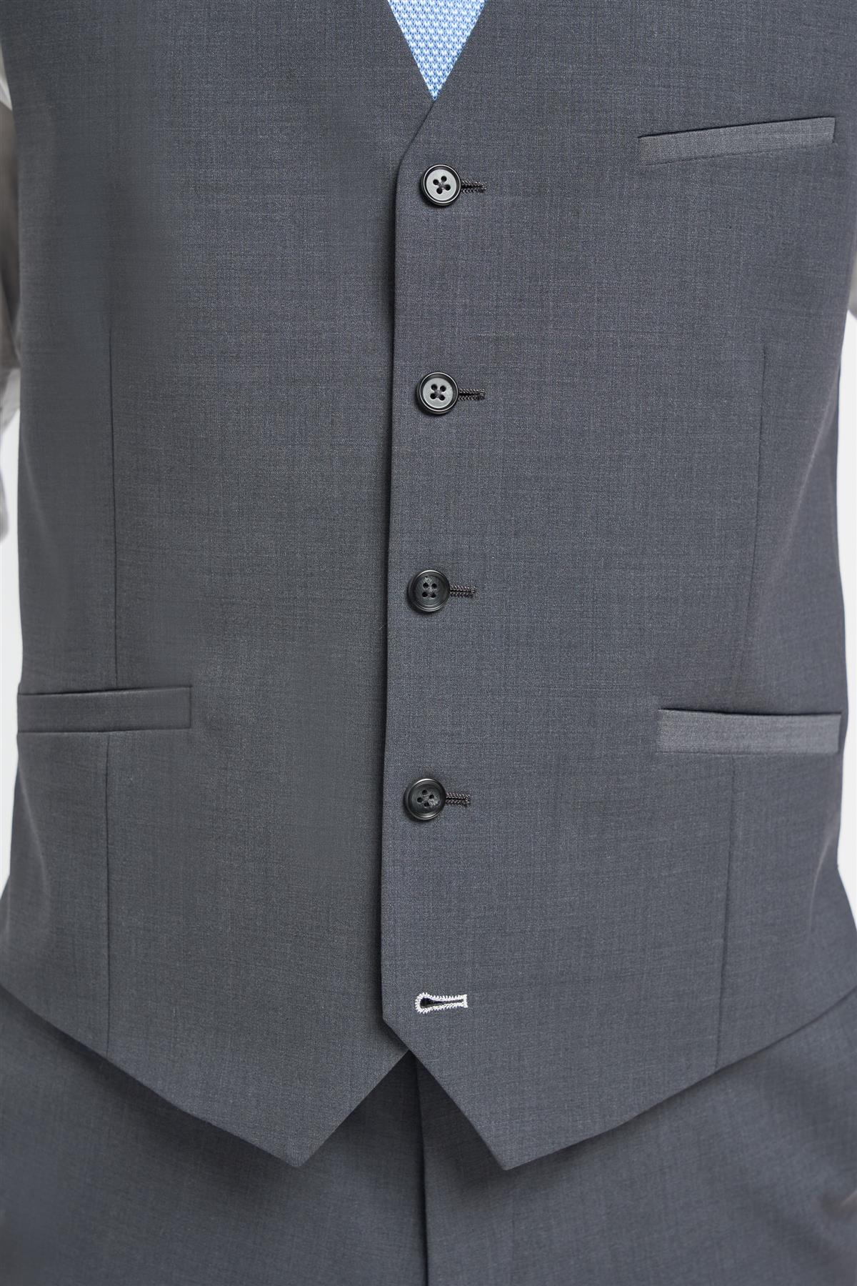 Bond - Men's Charcoal Waistcoat