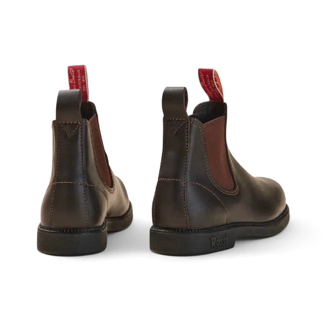 Booma 607 - Brown Leather Chelsea Boots